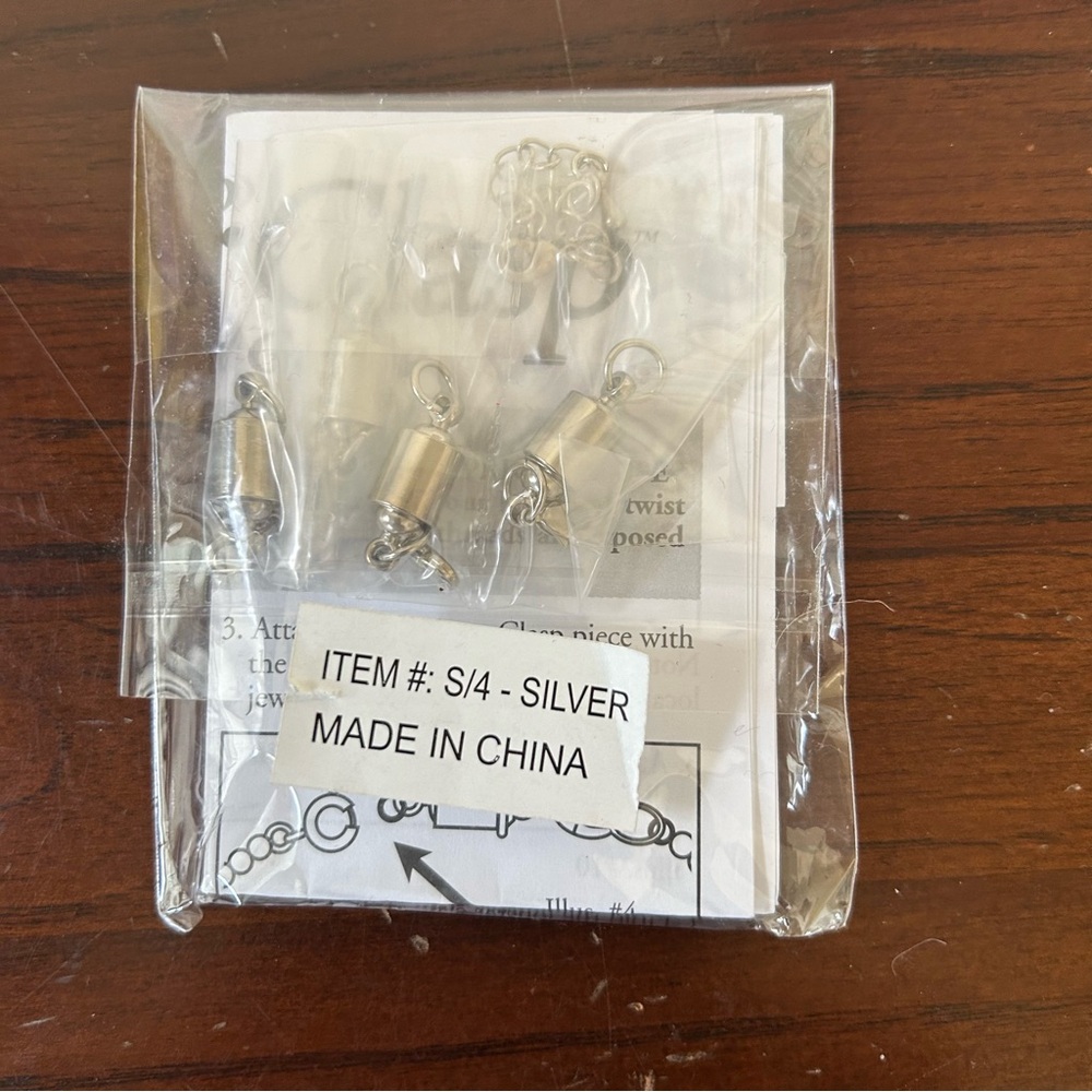 3/$20 One Magnetic Clever Clasp Silver Set